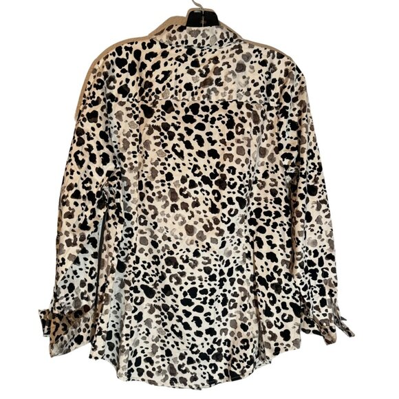 Lane Bryant Women's Size 14 Animal Print Button-Down Shirt.NWT - Picture 9 of 12